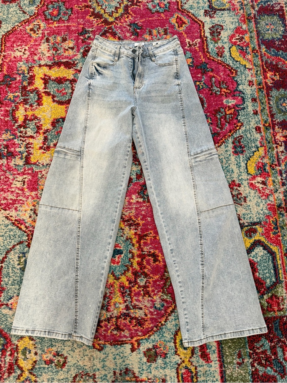 Forever 21 Light Blue Wide Leg Jeans